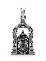 Goddess Alamelu Manga Sterling Silver Pendant