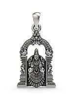 Goddess Alamelu Manga Sterling Silver Pendant