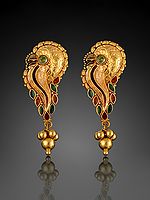 Meenakari Mayuri Earrings