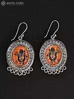 Hand Painted Goddess Kali Earrings