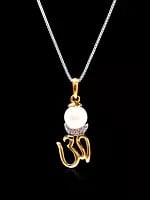 OM (AUM) Pendant with Sun and Moon