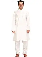 Pure White Kurta Pajama