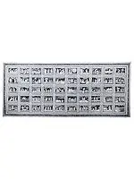 Super Large Painting - All Life Events of Mighty Lord Krishna (The Ultimate God)