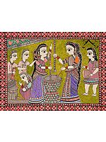 Aspect of Daily Life of Madhubani Women