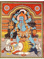 Mother Goddess Kali (Scroll Painting)
