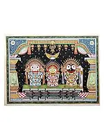 Shri Jagannatha in King's Costume (Raja Vesha)