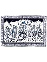 Dancing Lord Ganesha is Being Appreciated by Nandi Naarad and Devotees