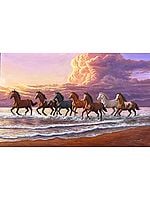 The Freedom Chase | Oil On Canvas | By Somnath Harne