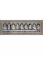 Navadurga - Nine forms of Goddess Durga | Pattachitra Painting From Odisha