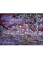 Ganga Ghat at Varanasi | Batik Painting