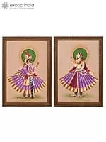 Royal Pair of Raja Rani | Oil Paintings on Canvas