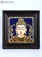 Guatam Buddha | 24 Karat Gold Work | Framed Tanjore Painting