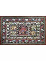 Lord Krishna'S Life | Pattachitra Painting | By Rabi Behera