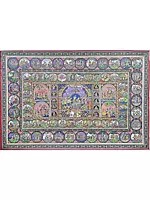 Ramayana (Lord Rama'S Darbar) | Pattachitra Painting | By Rabi Behera