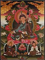 Guru Padmasambhava (Brocadeless Thangka)