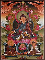 Guru Padmasambhava (Brocadeless Thangka)