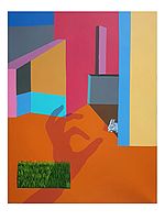 Me, Society And My Happy Place Painting | Acrylic On Canvas | By Mahima