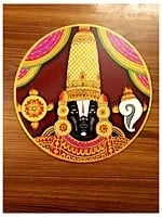 Tirupati Balaji Face Painting on MDF Wood | By Jagriti Bhardwaj