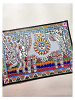 The Holy Airavat Painting | Acrylic on Canvas | By Muskan