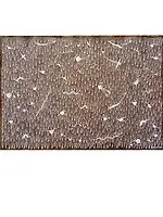 Animals in The Farm - Warli Painting | Cow Dung and Acrylic on Manjarpat Cloth | By Pravin Mhase