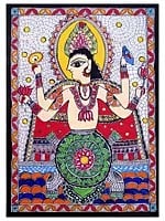 Kurma Avatar- Lord Vishnu | Acrylic on Canvas | By Muskan