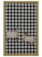Kamdhenu Cows | Natural Color On Cloth | By Jagriti Bhardwaj
