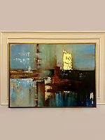 Modern Abstract | Mixed Media On Canvas | With Frame | By Roopsi Batra