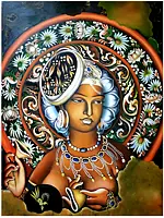 The Ajanta Murals | Oil On Canvas | By Ramesh Baliram Sawale