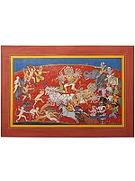 Lord Rama Killing Ravana
