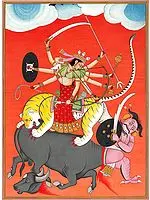 Ten-Armed Mahishasuramardini