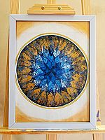 Illustration of Eyeball | Acrylic on Canvas | Sakshi Agarwal