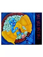 Bal Gopal | Acrylic Painting on Canvas | Sourav Sinha