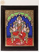 Framed Goddess Varahi Tanjore Painting