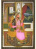 Portrait of Shah Jahan | Water Color on Paper | Mughal Miniature Painting