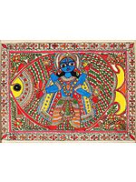 Matsya Avatara - The First Incarnation of Lord Vishnu | Madhubani Painting