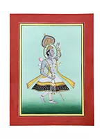 Devi Yamuna Ji Watercolour Painting on Paper