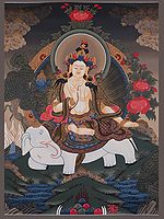 Samantabhadra - Tibetan Buddhist (Brocadeless Thangka)