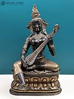 22" Nepalese Form of Saraswati | Handmade