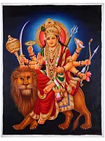 Simhavahini Devi Durga - Beauty And Ferocity