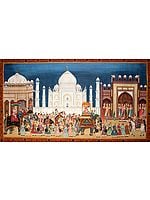 Procession at the Taj Mahal