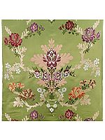 Pale-Green Tibetan Lotus Brocade