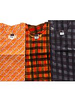 Lot of Three Khadi Unisex Kurta Tops
