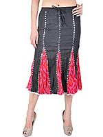 Midi-Skirt with Sequins