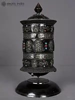 12" Buddhist Prayer Wheel from Nepal