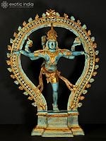 34" Large Brass Shiva | The Nataraja In Ananda-Tandava
