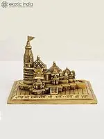 Ayodhya Ram Mandir Brass Statue Model | Sacred Home Sculpture