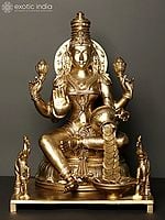 16" Bronze Goddess Lakshmi Statue - Supreme Goddess in Vaishnavism