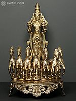 15" Lord Surya Bronze Statue - God of the Sun