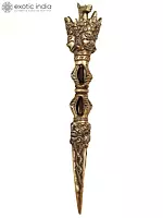 11" Tibetan Buddhist Hayagriva Phurpa in Brass