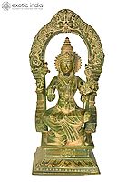 10" Goddess Rajarajeshwari Brass Statue | Tripura Sundari Figurine